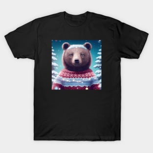 Cute Christmas Bear T-Shirt